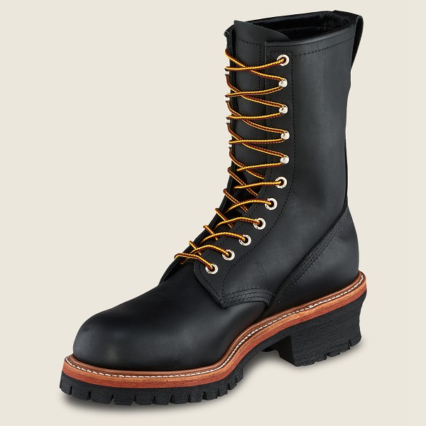 Botas de Seguridad Red Wing Hombre Negros - Loggermax - 9-Inch Toe - Made To Order - 426-HSAEWJ